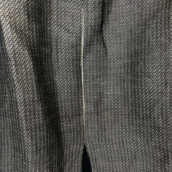 Ellen Tracy Linda Allard black gray silver button front blazer and skirt suit - Picture 9 of 16